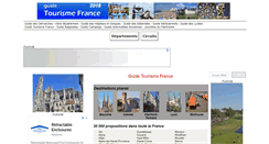Desktop Screenshot of guide-tourisme-france.com